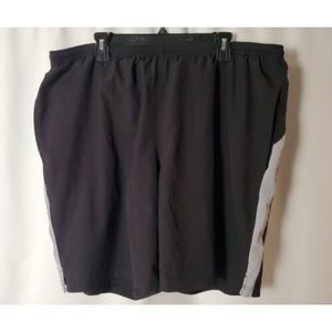 Foot Locker Men's‎ Size XL Swim Shorts Black White Drawstring Stretch